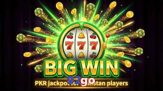 Big win animation on 92Go slot game